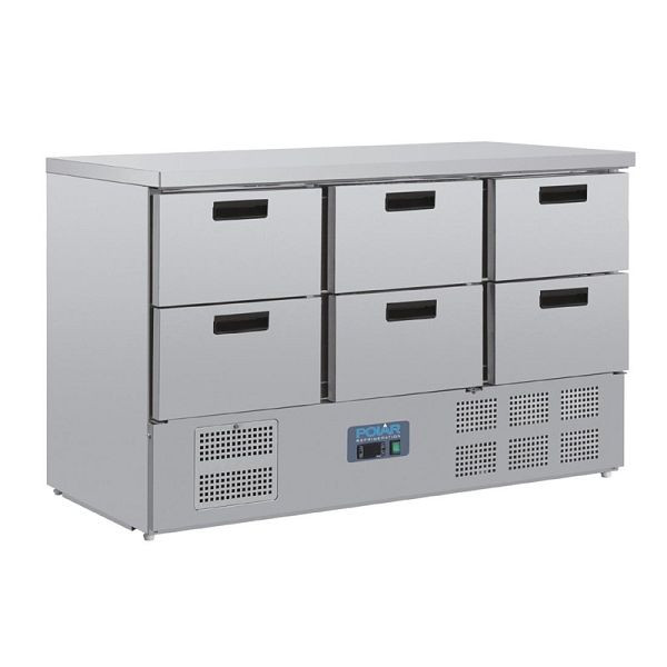 Polar 6 Drawer Cooling Counter, CR711