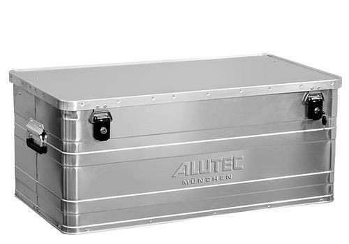 Skrzynka aluminiowa DENIOS classic, bez narożników do sztaplowania, pojemność 142 l, 254-864