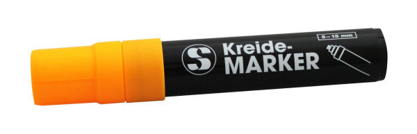 Schneider kridtpen 15 mm, farve orange, skrivetykkelse: 5-15 mm, 198914