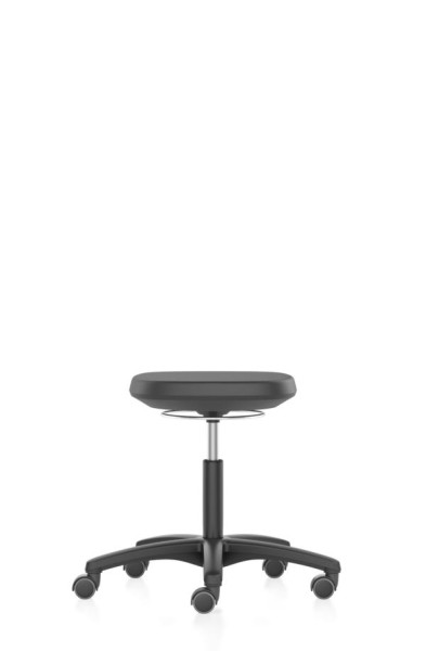 bimos průmyslová a laboratorní stolička Labsit s kolečky, sedák V.450-650 mm, PU pěna, 9127-2000