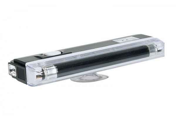 ProGlass UV-Batterieleuchte 4 W und Taschenlampe (benötigt 4 Stück. 1,5 V Mignonbatterien), UVB-150T