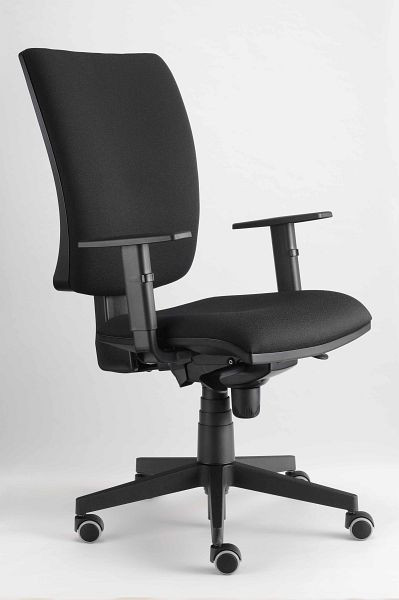Kancelářská otočná židle Hammerbacher Solid 1 černá, výška 106-119 cm, šířka sedáku 55 cm, VSDS1/D