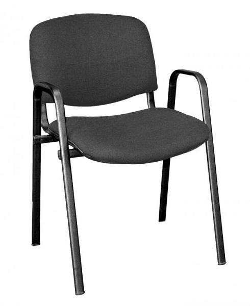 Lüllmann bezoekersstoel, 470/840 x 545 x 425 mm, antraciet, 220215