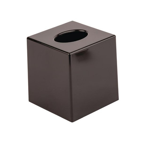 Bolero zsebkendő doboz kocka fekete, DA603