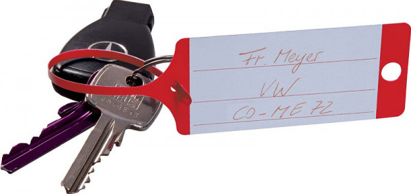 Eichner sleutelhanger, rood, VE: 100 stuks, 9208-00635-B