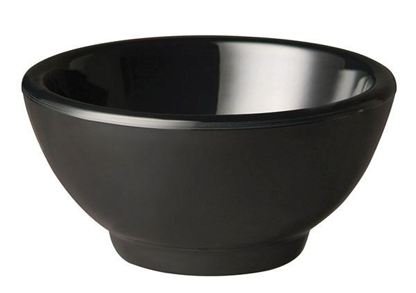 APS skål -PURE- rund, Ø 5,5 cm, højde: 4 cm, melamin, sort, 0,02 liter, 83451