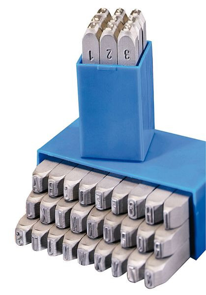 GRAVUREM S standard hulletal og bogstaver (kombination) 0-9 + AZ, &, tegnhøjde: 5 mm, 10705000