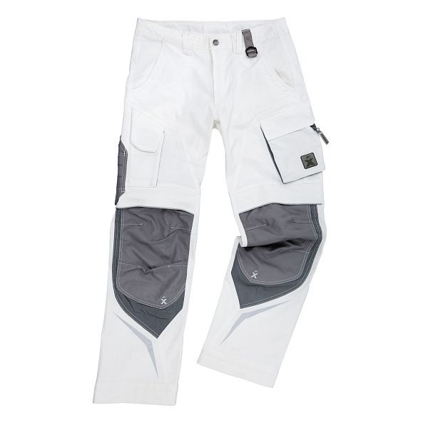 Excess de pantaloni întindere Active Pro alb-gri, dimensiune: 48, 516-2-41-3-WG-48