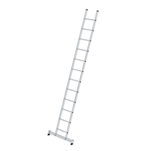 Munk Günzburger Steigtechnik enkele sport ladder met nivello® traverse 12 sporten, 010312