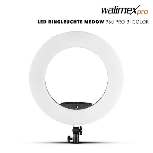 Walimex pro LED-rengasvalo 960 Medow Pro Bi Color, 22043