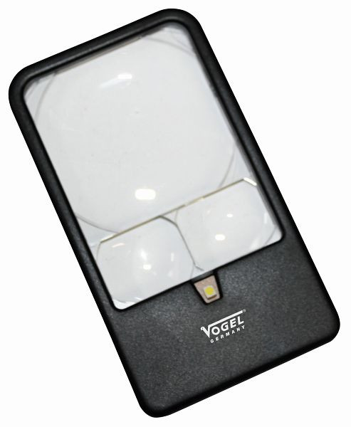 Vogel Germany LED-valaistu suurennuslasi, 3x / 5x / 7x, 601230
