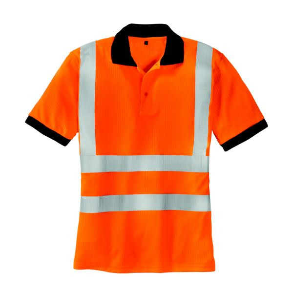 TeXXor μπλουζάκι πόλο υψηλής ορατότητας SYLT, μέγεθος: L, χρώμα: έντονο πορτοκαλί, συσκευασία 20, 7029-L