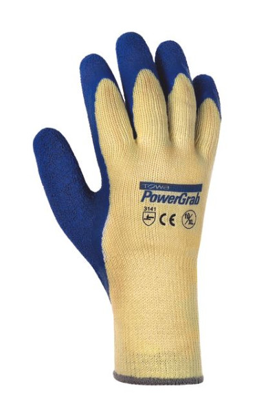Πλεκτά γάντια Towa βαμβακερά/poyester "PowerGrab", μέγεθος: 10, συσκευασία: 72 ζευγάρια, 2208-10
