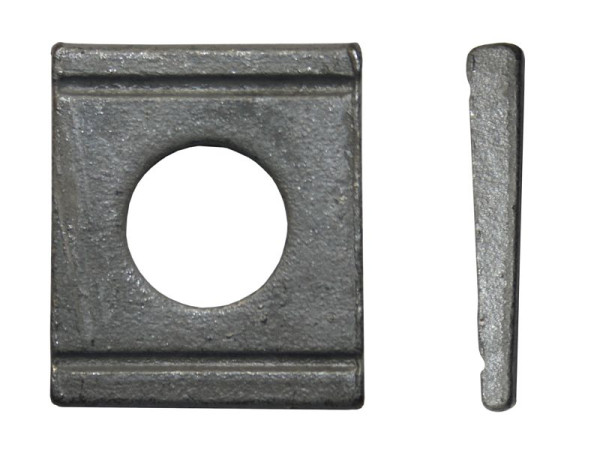 Dresselhaus vierkante ringen voor U-balken, DIN 434, thermisch verzinkt, afmeting: M9, VE: 100 stuks, 0153906100900000000001
