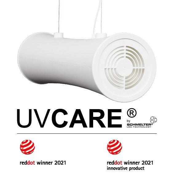 Urządzenie do dezynfekcji UVCARE maxi białe, UVCARE-maxi 235m³ W