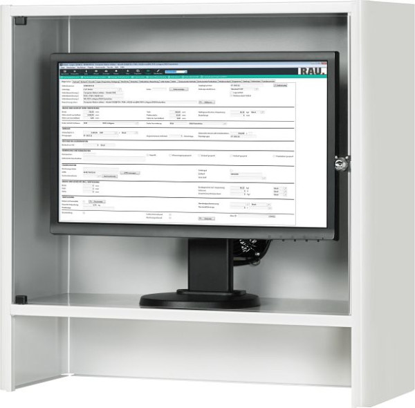 Carcasa monitor RAU, L720 x D300 x H710 mm, 07-5500.12