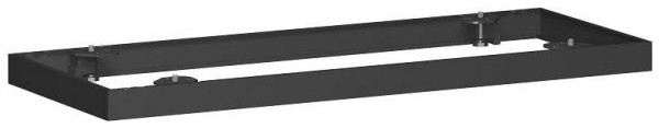 geramöbel metalowa podstawa do szafy roletowej, dobór w zależności od szerokości szafy, 1000x50, czarny, N-10MSQ10-Z
