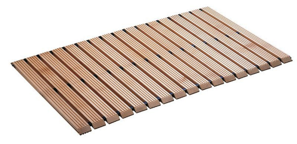 KLW houten rooster met afgeschuinde randen ca. 45°, breedte: 800 mm, lengte: 1000 mm, 10 / HLA-SK-0800-1000