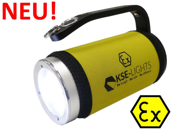 KSE-LIGHTS LED håndlampe med 3 højeffekt CREE LED'er, eksplosionsbeskyttelse, HL-1000-EX