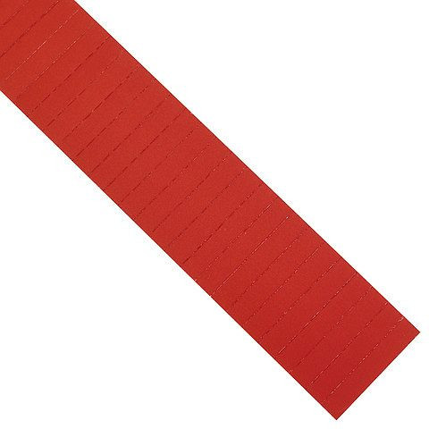 Magnetoplan ferrocard-etiketten, kleur: rood, afmeting: 80 x 15 mm, verpakking: 115 stuks, 1286706