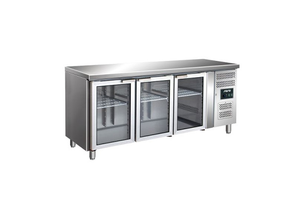 Saro hűtőasztal üvegajtóval modell GN 3100 TNG, 323-3152