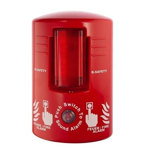 B-SAFETY TOP-ALARM Lokaler Feuer-Alarm, Sirene, Blitzlicht, BRS-25-01
