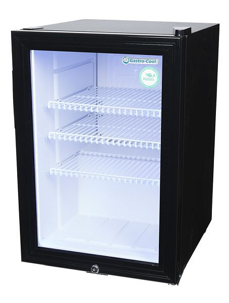 Gastro-Cool flessenkoelkast - minibar - zwart/wit - LED GCKW65, 204201