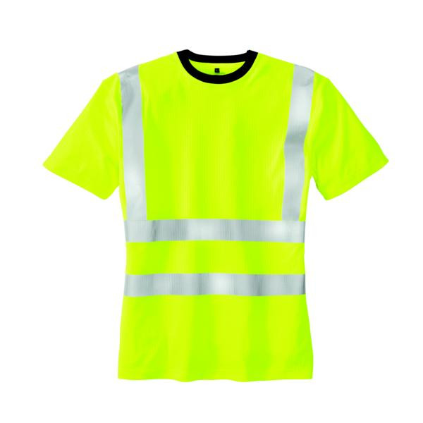 Camiseta teXXor de alta visibilidade HOOGE, tamanho: L, cor: amarelo brilhante, embalagem com 20, 7008-L