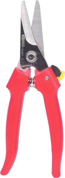 Ψαλίδι εργαστηρίου γενικής χρήσης KS Tools, 190mm, αυτοανοιγόμενο, 118.0071