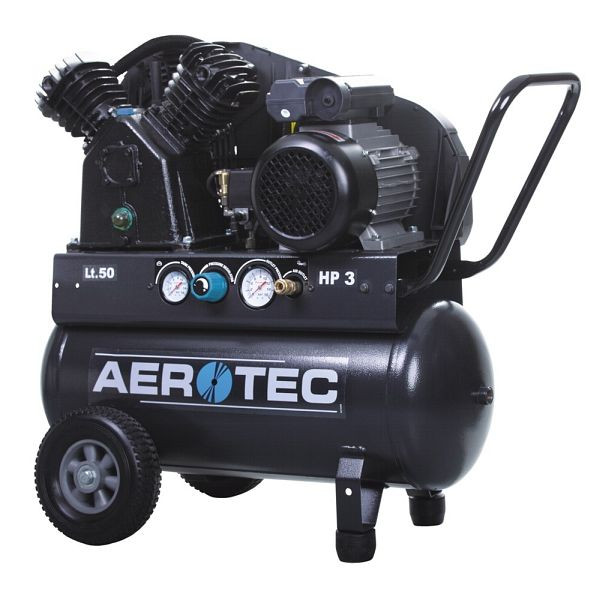 Sprężarka tłokowa sprężonego powietrza AEROTEC smarowana olejem 400 V, 450-50 CT 4 TECH, 2013270