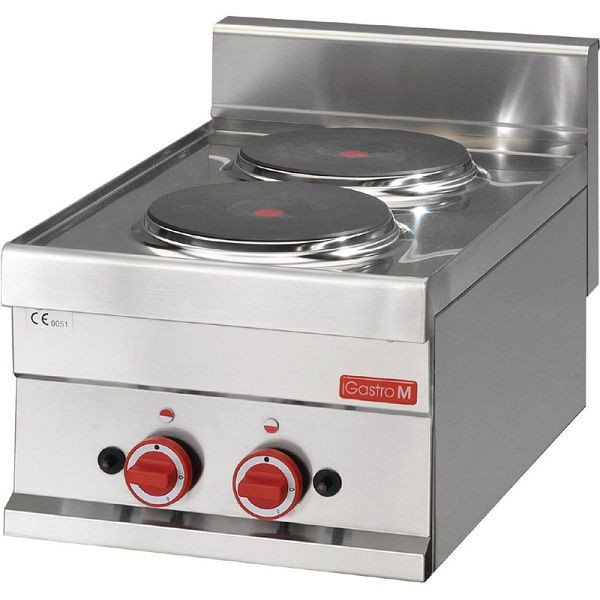 Gastro M elektrische kookplaat 60/30PCE, 2-pits kookplaat, GN017