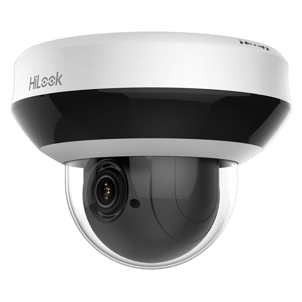HiLook PTZ-N2404I-DE3 4MP Full HD PoE Mini PTZ netværk Vejrbestandigt overvågningskamera med 4x optisk zoom og 16x digital zoom, hln240