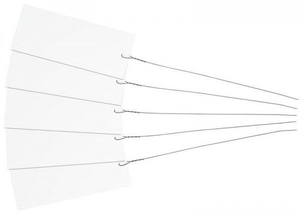 Eichner hang tag H-PVC, wit, 120 x 50 x 0,4 mm, pak van 200 incl. binddraad, 9219-01059