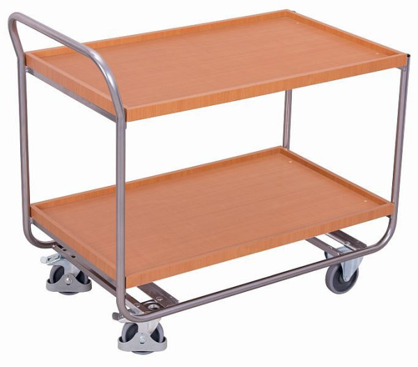 Aluminiowy wózek stołowy VARIOfit, wymiary zewnętrzne: 1090 x 600 x 975 mm (szer. x gł. x wys.), ap-412.000