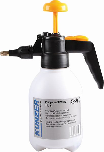 Frasco de spray com bomba Kunzer de 1 litro, 7PSF02