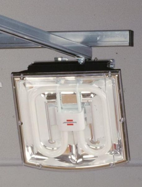 Reflektor KLW 38 W z podstawą i osłoną, 274 x 282 x 83 mm, z kablem połączeniowym, AB-LK-S300A-1x38