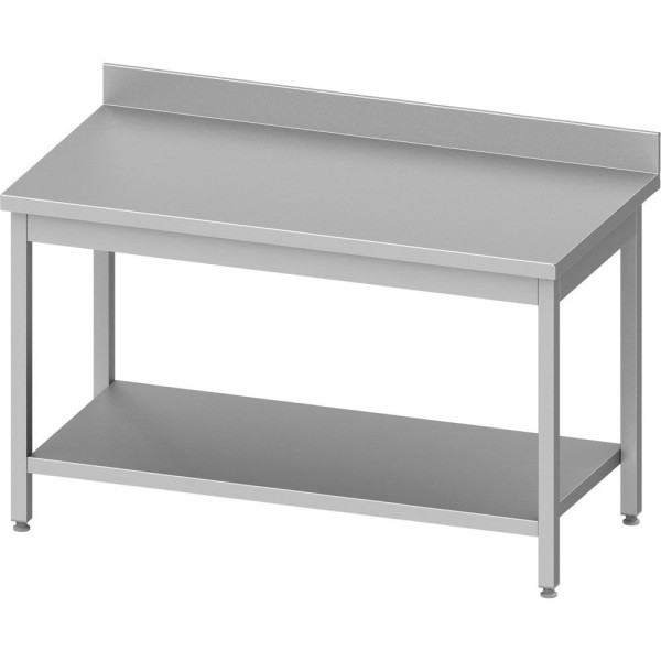 Τραπέζι εργασίας Stalgast ECO με βάση 1000x600x850 mm, με όρθιο, αυτοσυναρμολογούμενο (AISI201), DAT10662A