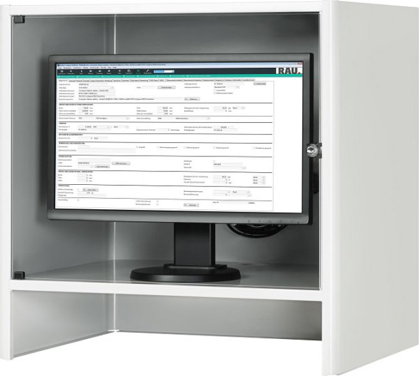 Caixa do monitor RAU, W720 x D550 x H710 mm, 07-5000.12