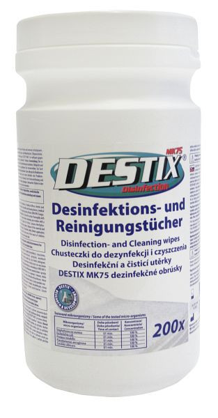 Eichner desinfectiedoekjes in dispenserdoos, jumbobox met 200 desinfectiedoekjes, formaat doekje: 215 x 215 mm, alcoholvrij, 9127-01819