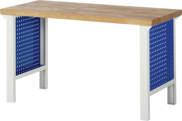 RAU boční děrovaná stěna pro podnož pracovního stolu 7000, hloubka pracovního stolu 700 mm, 550x620x2 mm, 09-LW-S7-650.10