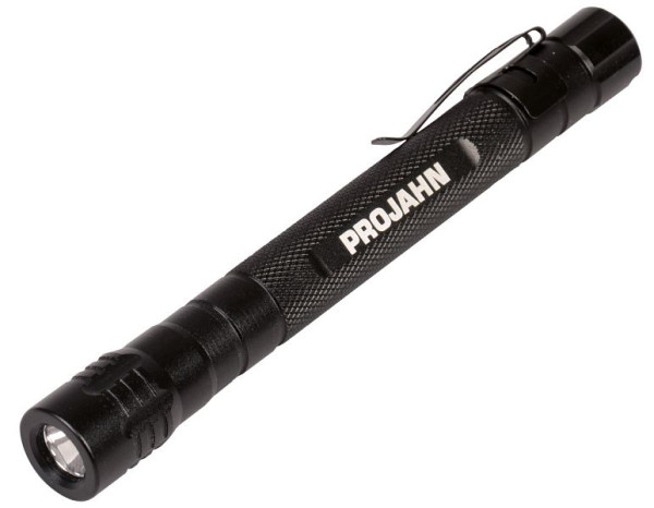 Projahn LED højtydende penlampe PJ23 - 2AAA Med clips gaveæske, 398214GB