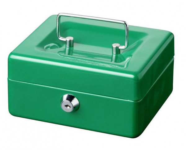 BURG-WÄCHTER caseta de bani Money 5015 verde, 2 x chei, HxLxL (exterior): 80 x 150 x 120 mm, verde, 10670