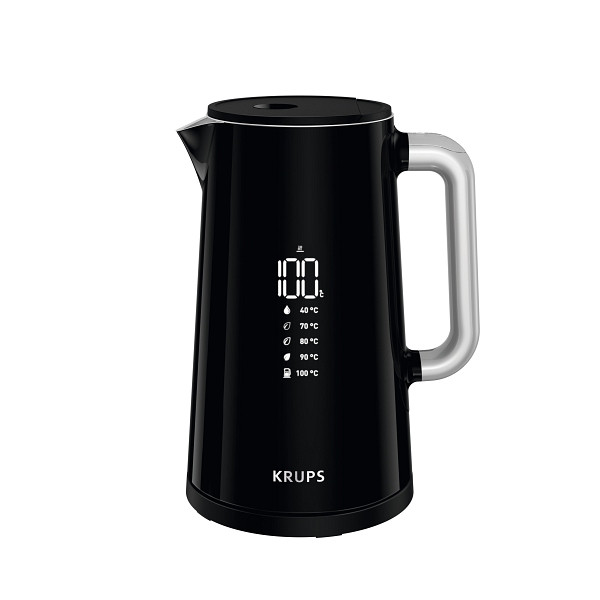 Krups waterkoker SMART N LIGHT, 1.7l, zwart, BW8018