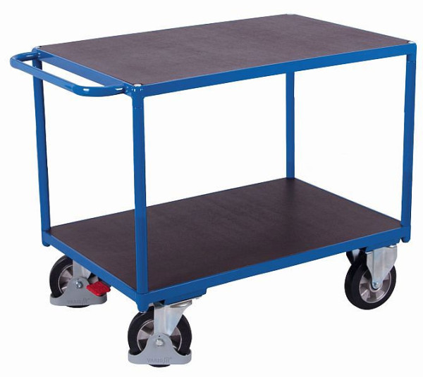 VARIOfit cărucior de masă pentru sarcini grele cu 2 zone de încărcare, dimensiuni exterioare: 1.390 x 800 x 925 mm (LxPxH), sw-800.502