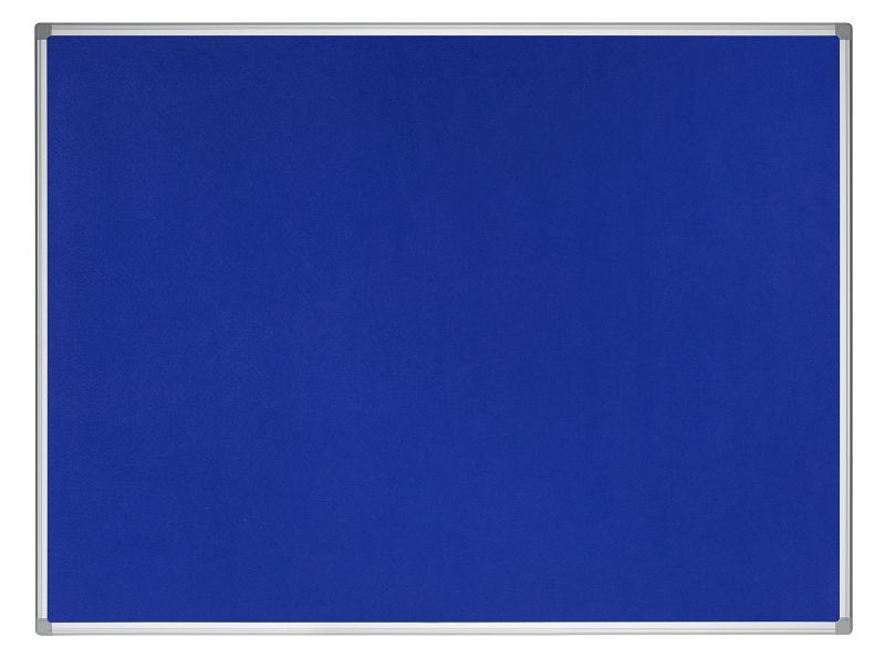 Bi-Office Earth viltbord blauw met aluminium frame 200x100cm, FA2243790