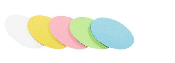 Legamaster moderation card ovals 500 τεμάχια ποικιλία, 5 χρωμάτων, 7-254199