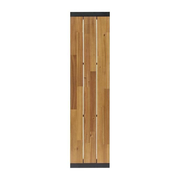 Ławki Bolero ze stali i drewna akacjowego w stylu industrialnym 160cm, opakowanie: 2 sztuki, DS158