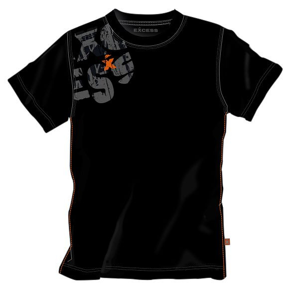 Excess T-shirt sort, størrelse: XS, 021-1-41-51-BLA-XS