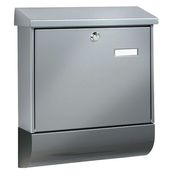 BURG-WÄCHTER brievenbus + box SET VARIO 86720 SI (EC), 2 x sleutels, HxBxD (buiten): 420 x 377 x 115mm, zilver, 31445