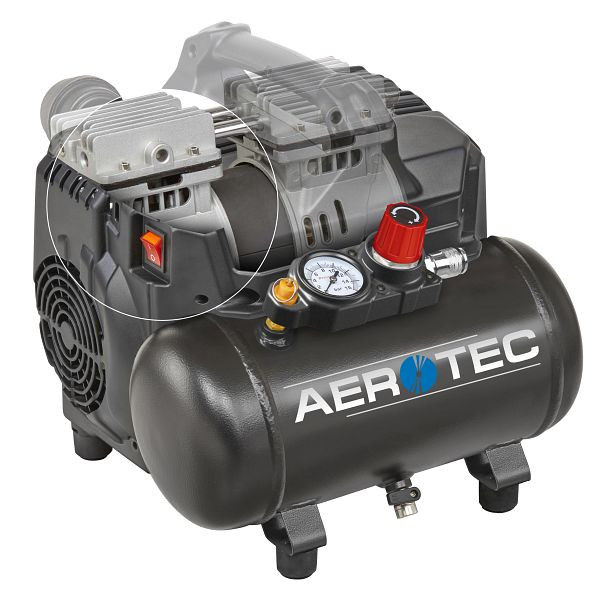 AEROTEC SUPERSIL 6 olievrij - 230 V stille compressor, 2010261